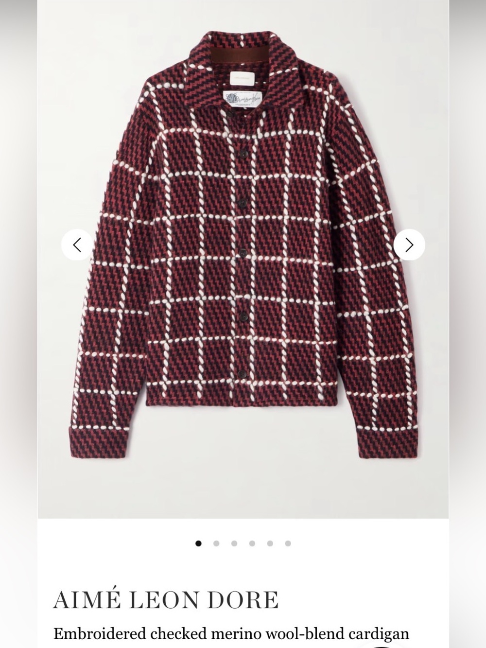 Aime Leon Dore-Cardigan